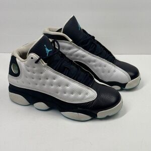 Air Jordan 13 Retro Obsidian Basketball Sneakers White Youth Size 6.5Y